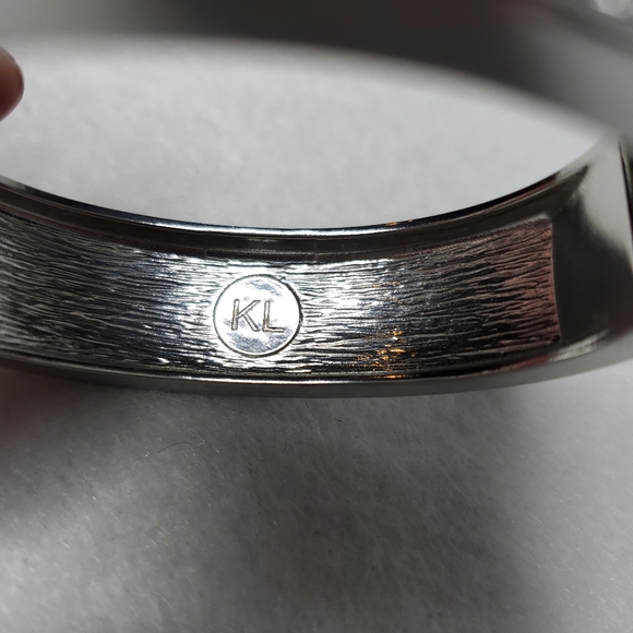 KL Argyle Diamond Design Silver Bracelet - Picture 6 of 10